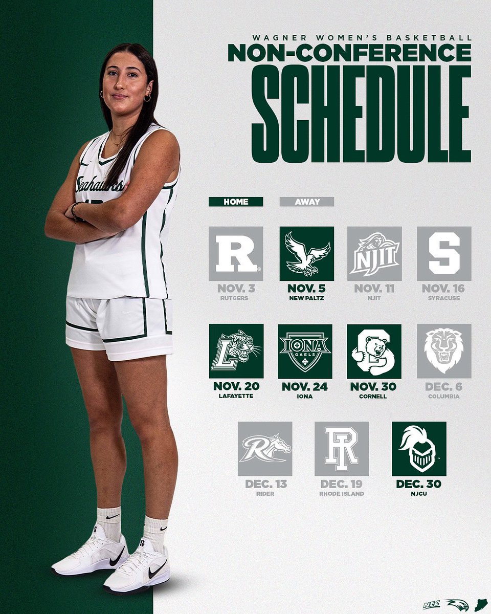 Take a look! Our non-conference schedule is now live! 👀🫡

Save the date to see the Seahawks on a court near you‼️

#Relentless