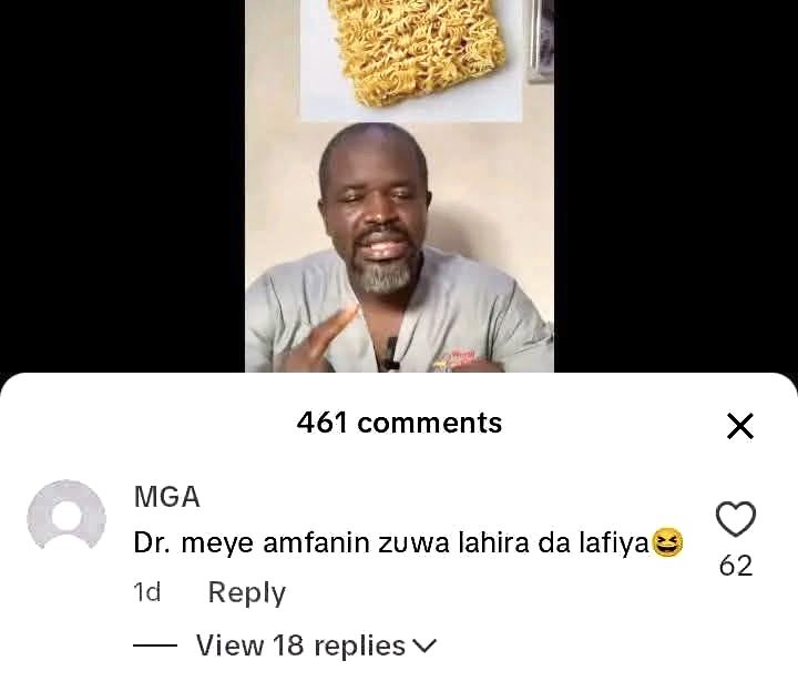 UmarIbrahimyou's tweet photo. ana cikin fadar matsalolin cin indomie, wani yace meye amfanin zuwa lahira da lafiya 🤣🤣😂 https://t.co/iLTSogJu3E