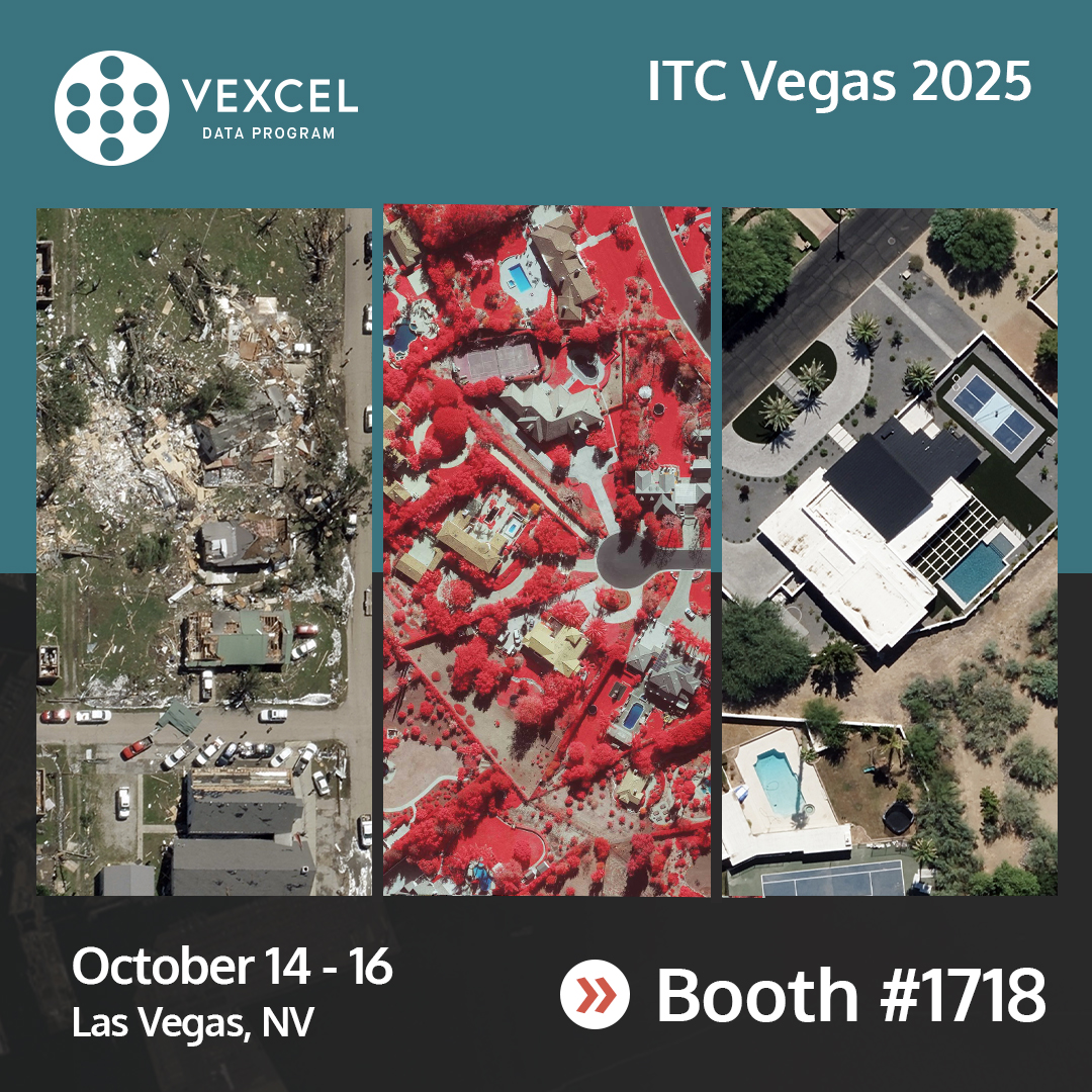 vexcel_data's tweet image. See us at ITC Vegas in 2 weeks! Learn how Vexcel is supporting insurance innovation with:
💡AI-derived property insights
💡Gray Sky disaster response program
💡Detailed high-res imagery
💡Broad coverage across the U.S. and in 40+ countries
Learn more 👉hubs.la/Q03LXmzL0