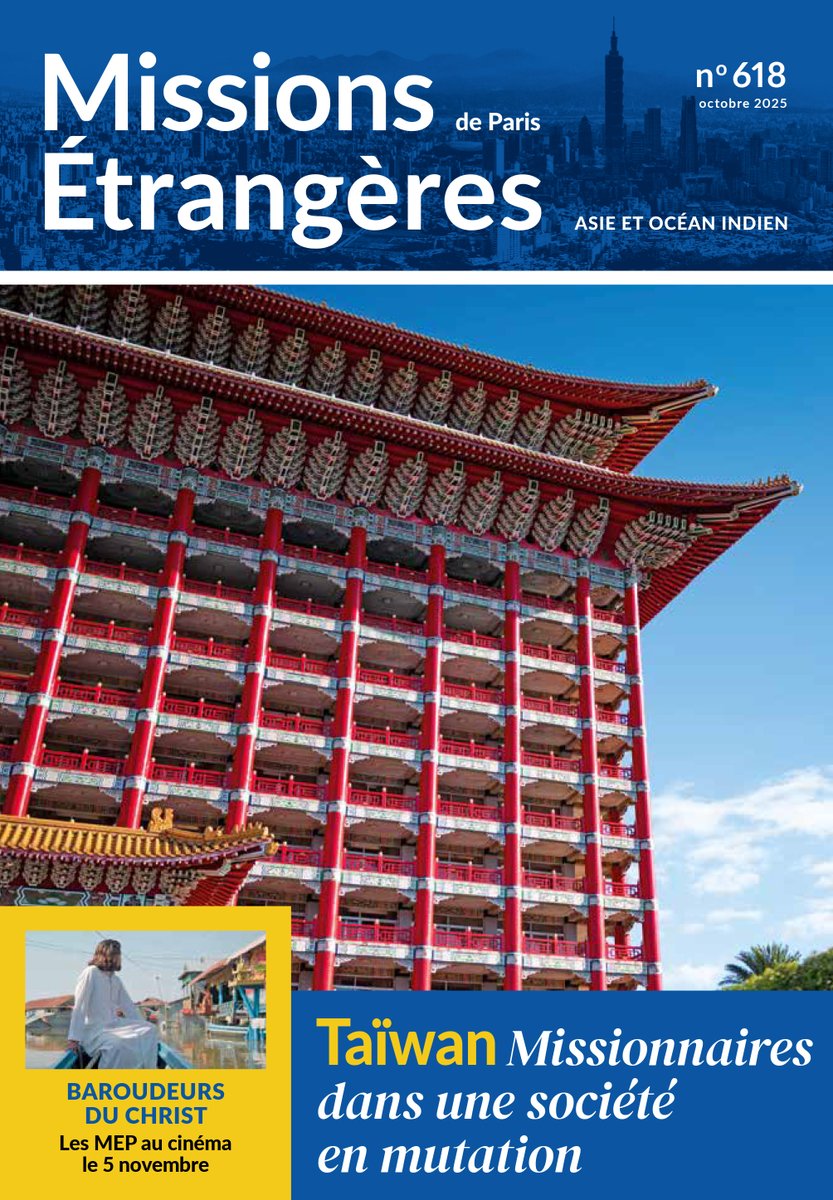 ***Revue MEP*** 🚨NOUVELLE FORMULE Ce mois-ci, partez à la découverte de Taïwan !
De belles photos et témoignages de prêtres missionnaires, volontaires et laïcs présentant la mission.

👉🏼 Pour recevoir gratuitement la Revue MEP tous les mois : missionsetrangeres.com/revuemep/