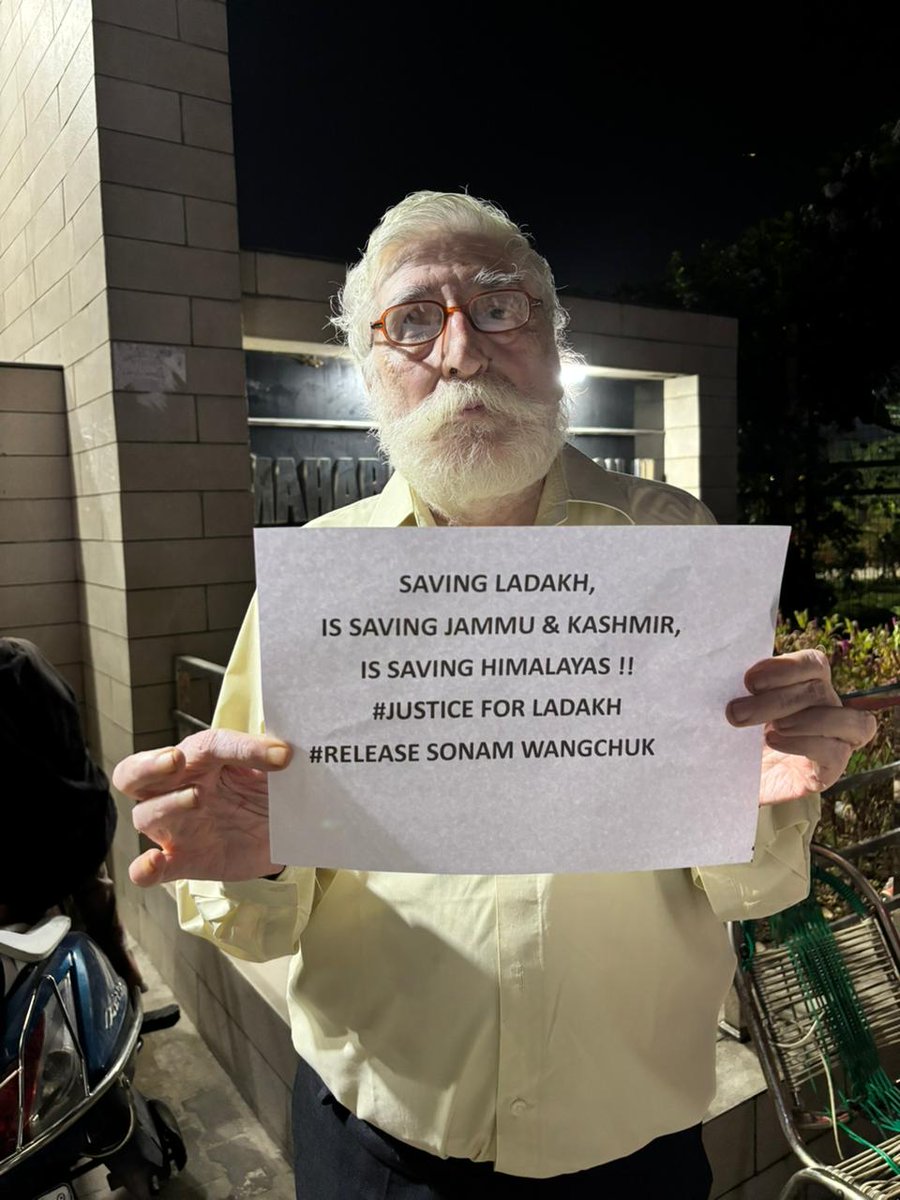 ClimateFrontJMU's tweet image. Saving Ladakh! 
Is Saving J&amp;amp;K!!
Is Saving Himalayas!!

#JusticeFirLadakh #releaseSonamWangchuk
