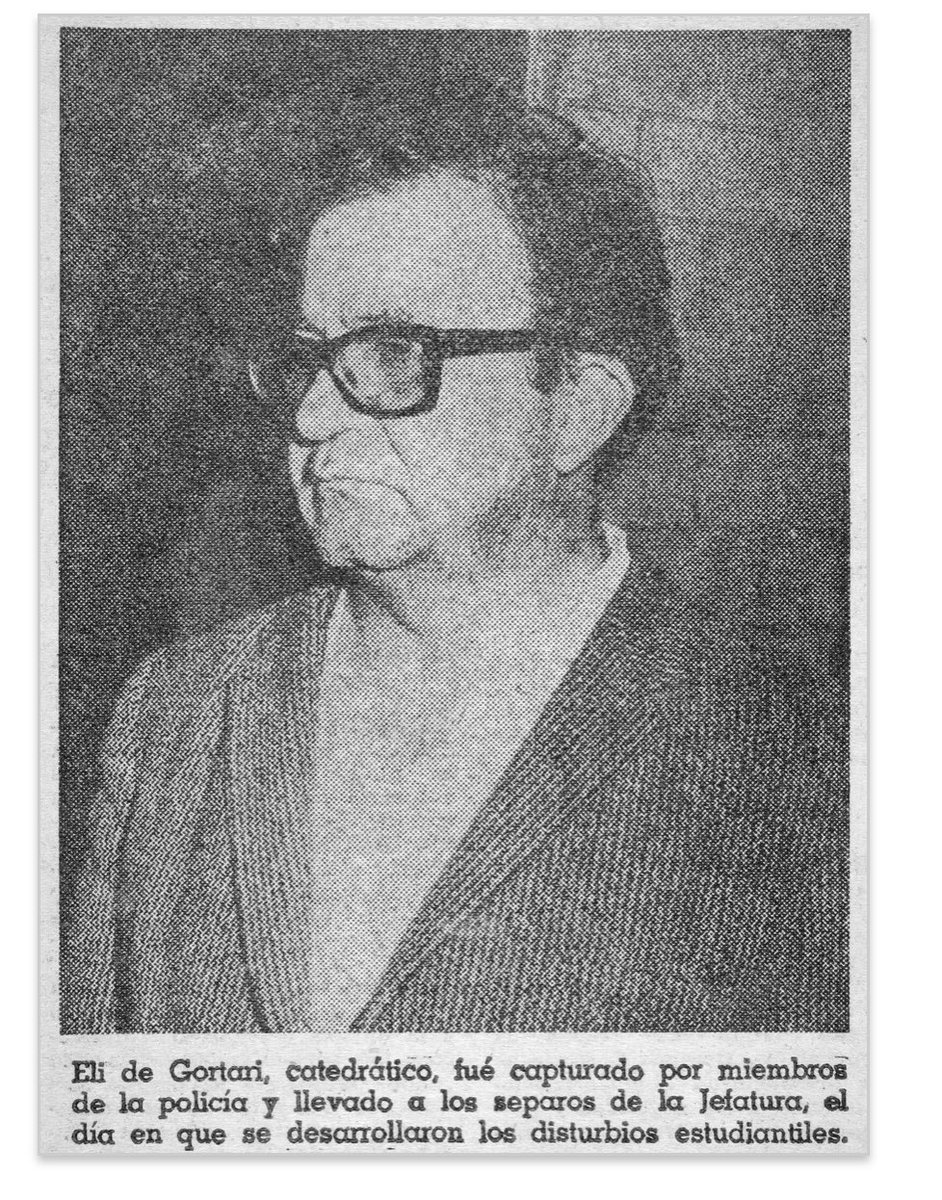 Mi abuelo, Eli de Gortari, estuvo casi 3 años en Lecumberri. Su “delito” fue acompañar a los jóvenes y defender una universidad crítica, vinculada con la sociedad.
Recordarlo es entender que la memoria no es pasado: es presente, y nos compromete a no callar.
#2DeOctubreNoSeOlvida