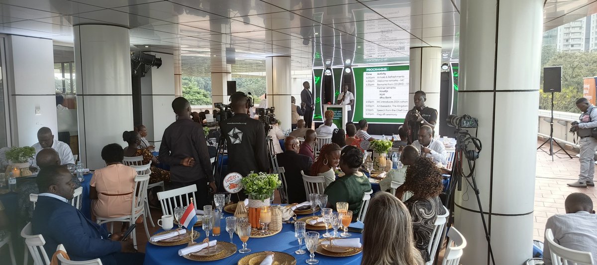 CEOEastAfrica's tweet photo. @dfcugroup Chief Executive Officer Charles M. Mudiwa encourages the 10th edition winners Cohort of the #dfcuBestFarmers to leverage the opportunity and get to learn much from the best farming practices in the Netherland as the destination is the biggest Agricultural powerhouse ranking #2 in the world for exporting Agricultural produce.

The 2024 Winners cohort will depart this Saturday aboard @KLM  Royal Dutch who are the official Airline partners of the @dfcugroup and Vision Group Best Farmers competition initiative for a decade now.