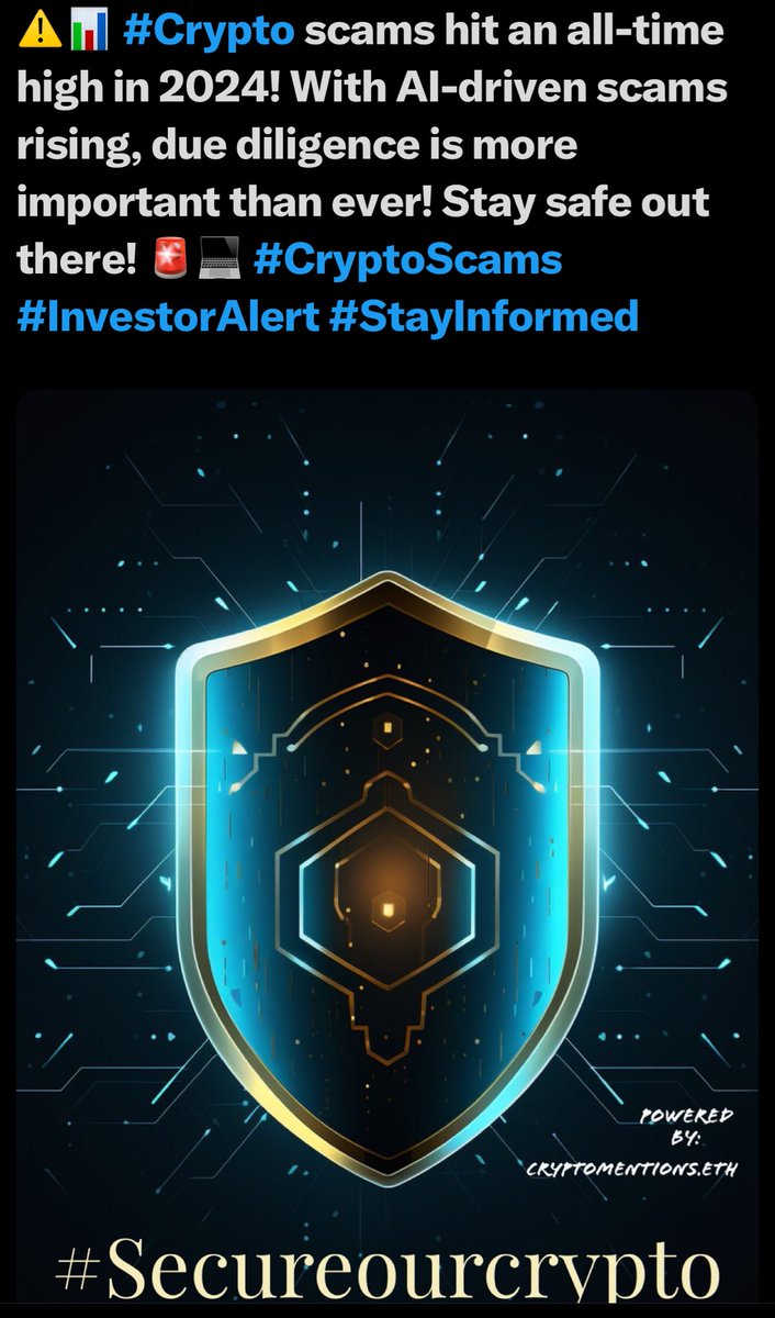 CryptoMentionss's tweet photo. #secureourcrypto
#web3 #cryptoEd https://t.co/o2cVBePeXD