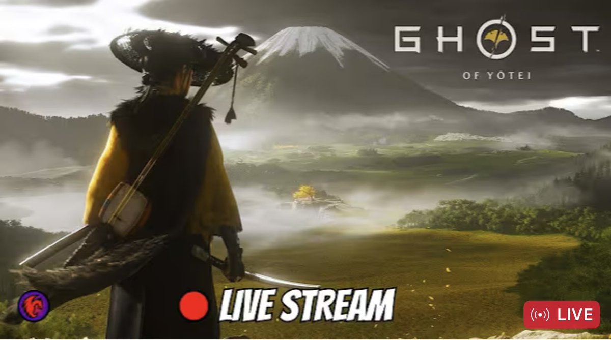Ghost Of Yotei - Live Stream youtube.com/live/zabJnV5du… via <a href="/YouTube/">YouTube</a>
<a href="/Lord_Emrys1/">Lord Emrys</a> is live on release day. #GhostofYotei #GhostOfTsushima <a href="/SuckerPunchProd/">Sucker Punch Productions</a> <a href="/YouTube/">YouTube</a> <a href="/YouTubeCreators/">YouTube Creators</a> #suckerpunch #gamer <a href="/PlayStationUK/">PlayStation UK</a> <a href="/PlayStation/">PlayStation</a> #Livestream