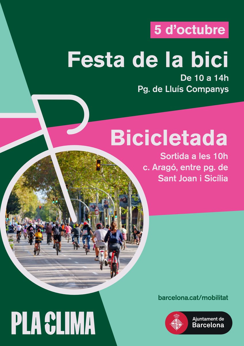 Vine a probar les nostres handbikes per cadires de rodes. T'espero a l'estand 5 de la Festa de la bicicleta 
#wheelingbarcelona #festadelabicicleta #Barcelona