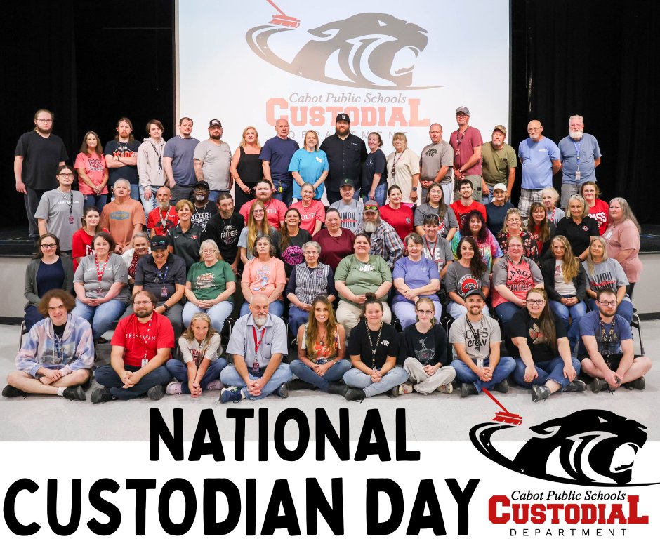 𝐇𝐚𝐩𝐩𝐲 𝐍𝐚𝐭𝐢𝐨𝐧𝐚𝐥 𝐂𝐮𝐬𝐭𝐨𝐝𝐢𝐚𝐧 𝐃𝐚𝐲! We celebrate the incredible custodians who keep our schools clean, safe, and welcoming every single day. From early mornings to late nights, their hard work happens behind the scenes but their impact is seen everywhere.