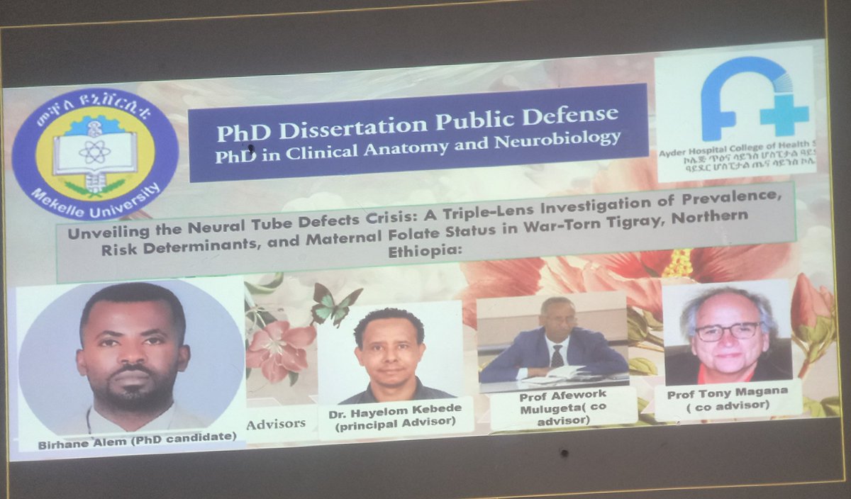 Warmest congratulations, Dr. Berhane Alem, on the successful defense of your PhD dissertation. This remarkable achievement is a testament to your dedication, perseverance, and scholarly excellence. Wishing you continued success in your future academic and professional endeavors.