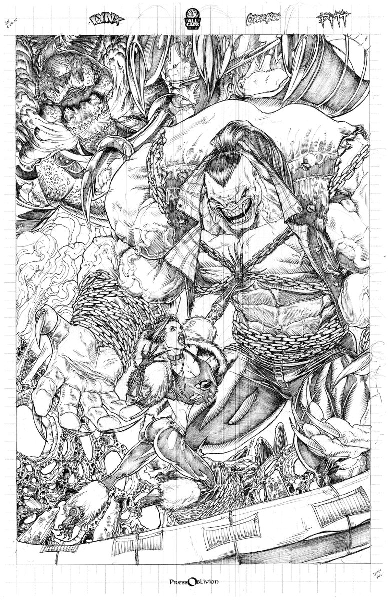 EJMorges's tweet photo. Took a long time to get back to this but I think it's finally finished. Now with more #Salamandroid
Bad, streaky scan but you get the idea.
#CyberFrog #CyberFrogUniverse #LYNX #PITT #PencilArt #Comics #ComicBooks #IndieComics #ComicsGate #ComicArt
@44numskull @EthanVanSciver https://t.co/NuSB4tPO6H