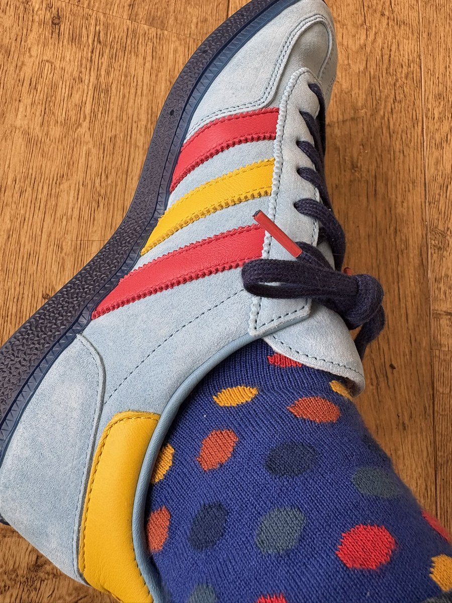 griffwebber's tweet photo. Happy new car day..glad you like it @webbera1967 💙💙 #goodgetsgood end bahaus spzl and 🦓🧦👟 #HappyBirthday https://t.co/pn7hcg8Thw