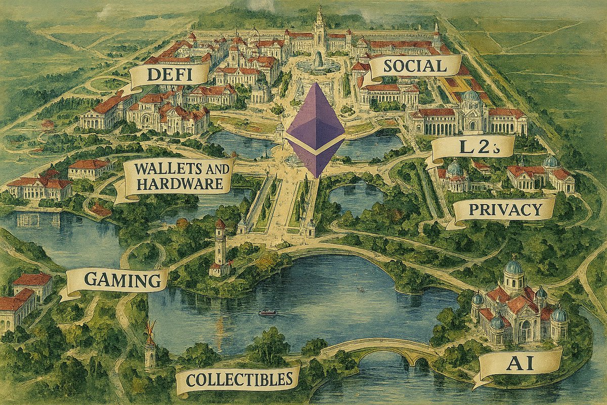 jchaskin22's tweet image. World’s Fairs once showcased the light bulb, the TV, the telephone

Now it’s time to showcase the apps that will shape everyday life in the Ethereum era

In 46 days📍 Buenos Aires

8 districts: DeFi · Social · Wallets &amp;amp; Hardware · L2s · Privacy · Gaming · Collectibles · AI