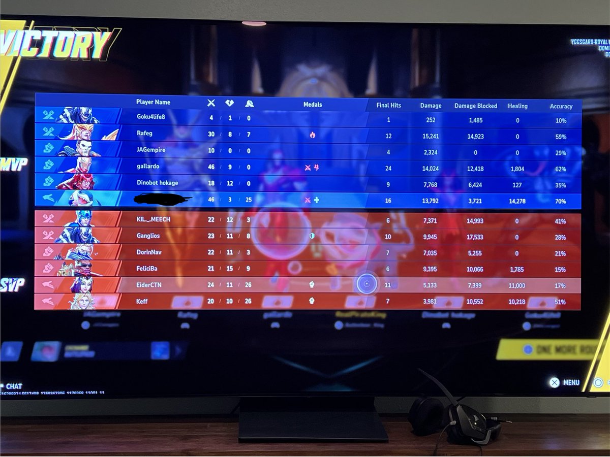 F1USA007's tweet photo. Can anyone, or even @MarvelRivals, explain how Jeff didn’t get MVP?! #MarvelRivals https://t.co/zkyV4f0AxG