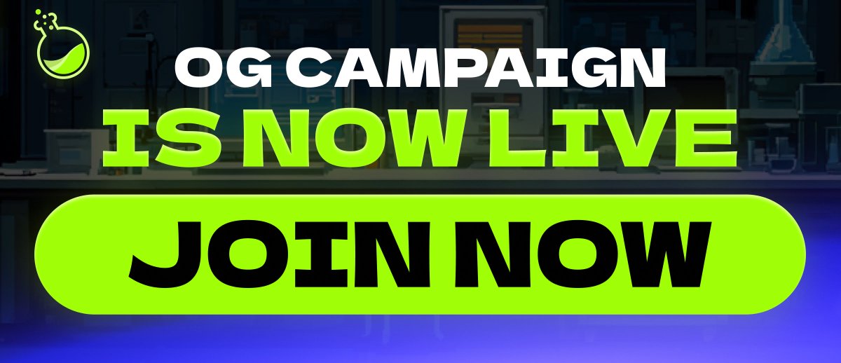 LABtrade_'s tweet image. The LAB OG Campaign is LIVE 📈

Your shot to lock in the exclusive OG role before TGE and secure your place among LAB’s first circle.  

Once it’s gone, it’s gone. Forever.  

Join now: discord.gg/memeslab