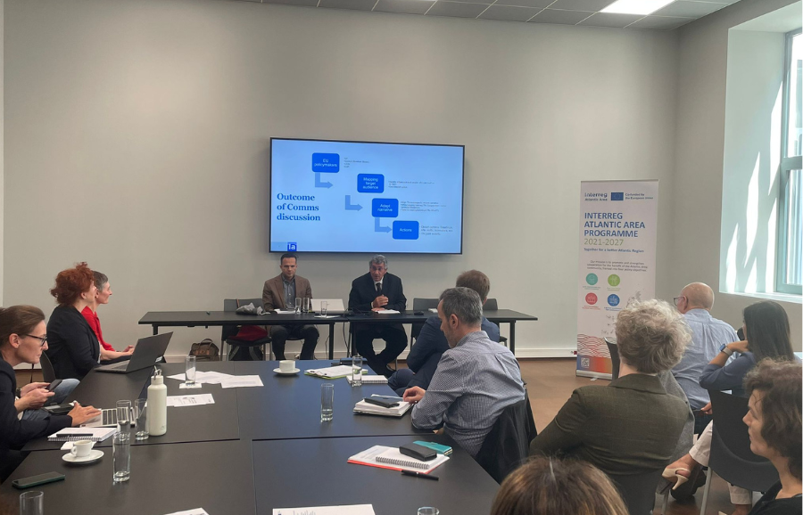 AtlanticArea's tweet photo. π€² This week, Interreg Atlantic Area hosted the Interreg Transnational Heads and Comms Meeting to plan joint activities for 2026.
Thank you, #InteractProgramme, for facilitating the working groups π https://t.co/wITpbX1GJ0