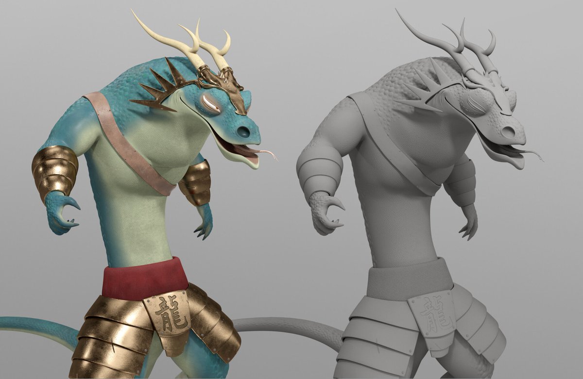 gods_odin's tweet photo. @Conor29882576 Lennart Stenzel made a great model for a kung fu panda version of a Komodo Dragon https://t.co/3gakmQzZHy