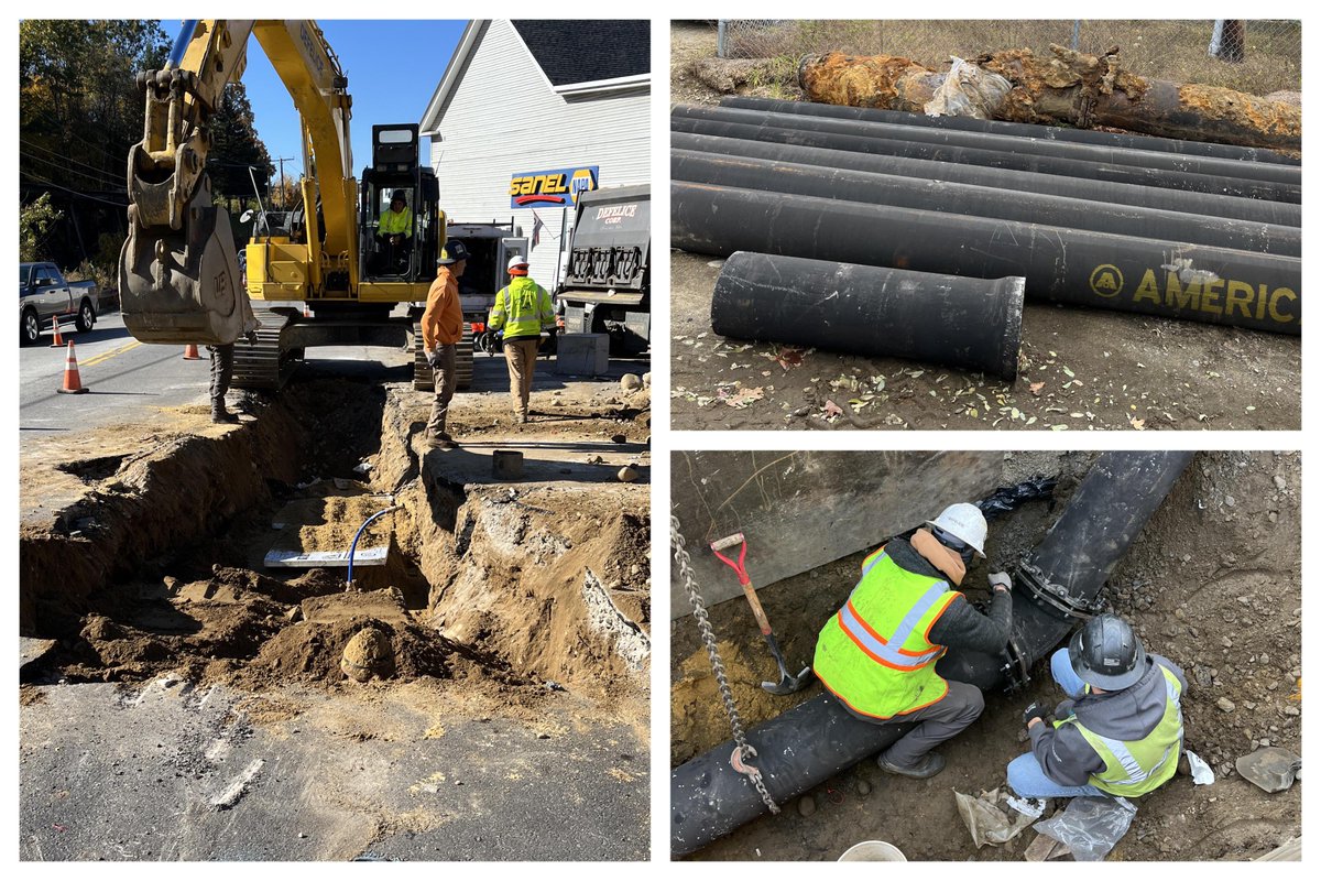 tataandhoward's tweet image. T&amp;amp;H recently provided #constructionservices for a water main project in Franklin, NH for which we also provided design, bidding, and permitting. We have deep expertise in #hydraulicmodeling and #watermains, and we would love to work with you on your next project!