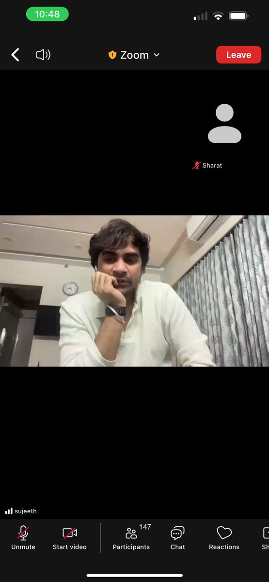 Sharatsays2's tweet photo. USA fans on call with @Sujeethsign 

#TheyCallHimOG https://t.co/eQAjCPBZmJ
