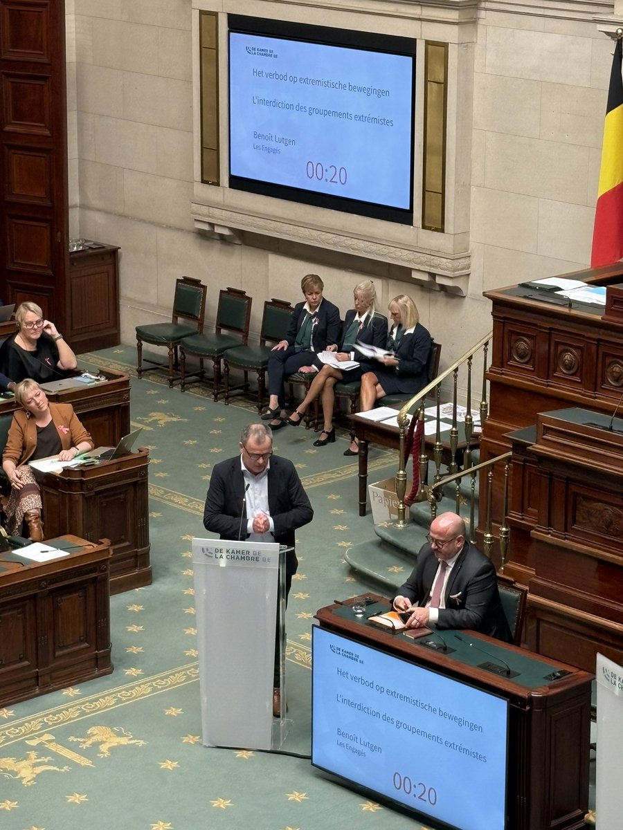 Nous devons tout faire pour combattre les groupements  liberticides et haineux. Mais pas n’importe comment. Les Engagés appellent à trouver un juste équilibre entre l’impératif de sécurité et garantir les droits fondamentaux tels que la liberté d’association. <a href="/BenoitLutgen/">Benoît Lutgen 🇧🇪 🇪🇺</a>