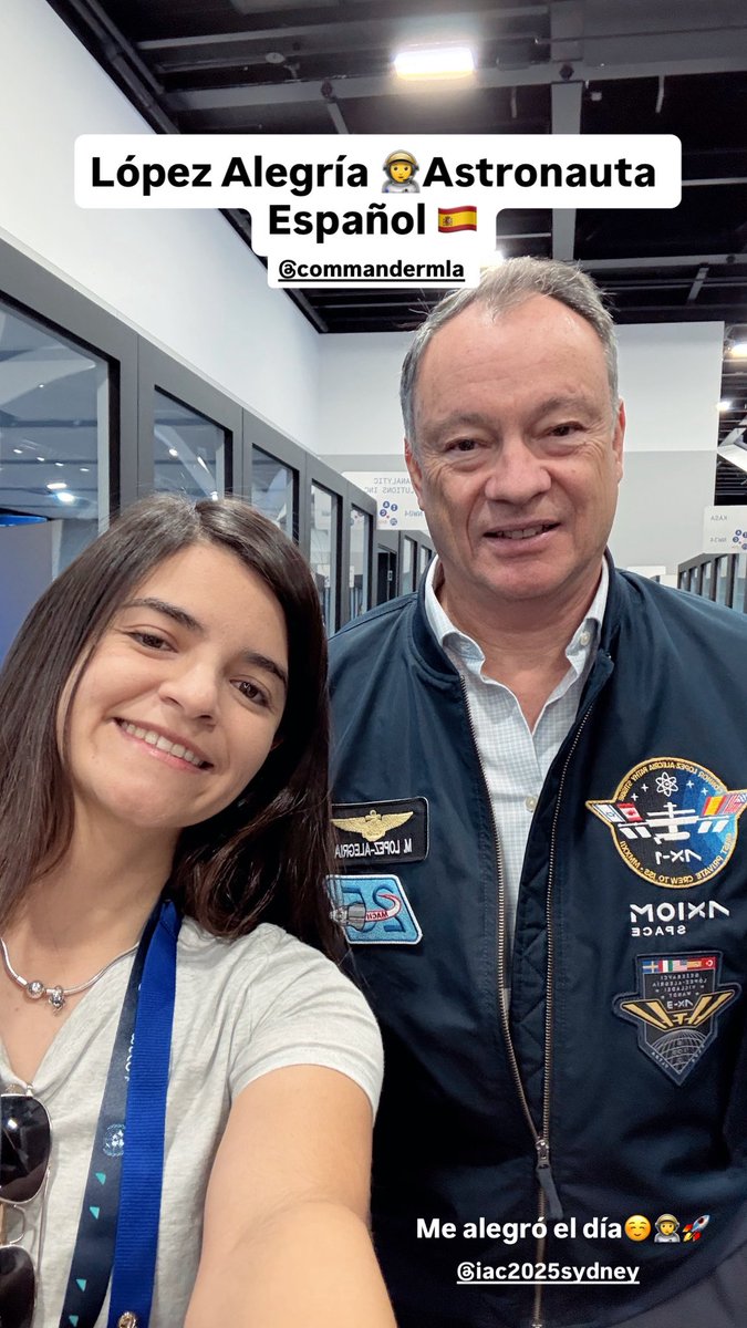 astrogio1994's tweet photo. 🇪🇸 Un #astronauta español en la historia del espacio
Michael López-Alegría ha pasado 296 días en órbita, realizado 10 caminatas espaciales 🧑‍🚀✨ y comandó la primera misión privada a la ISS con @Axiom_Space 

Un orgullo que demuestra que los sueños de España llegan hasta las estrellas 🌌

#España #Astronauta #Space #STEM #Inspiration #SERASpace