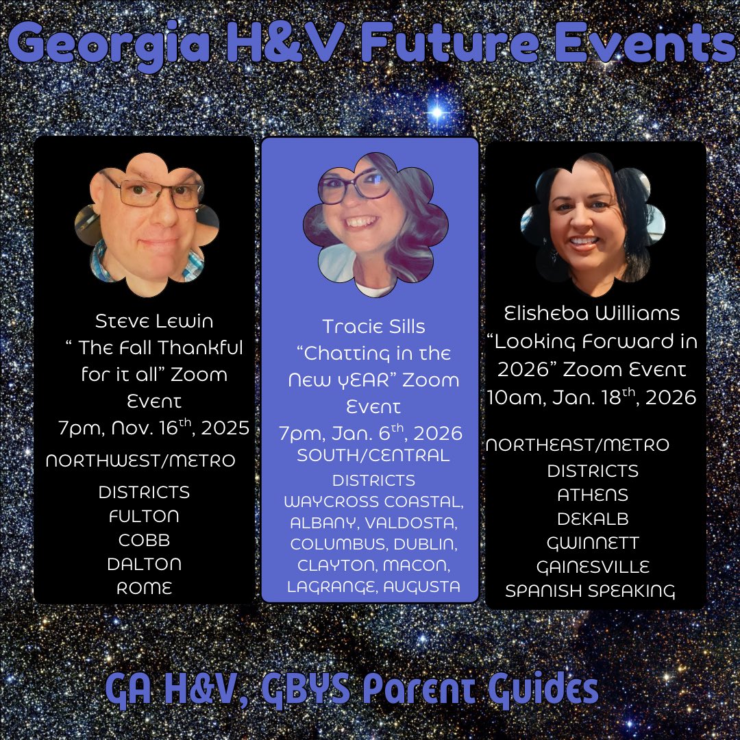 GAHandV's tweet image. 💫🪐Save the date. Georgia Hands &amp;amp; Voices Future Events.