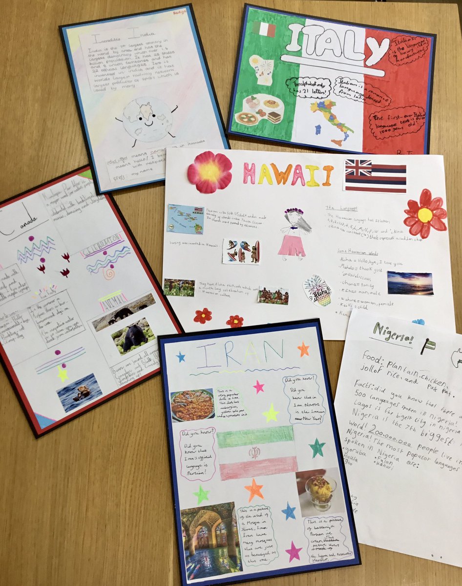 StOlavesLang's tweet photo. What a week has been for the languages homework! Upper school worked SO hard and produced fantastic posters! So proud of everyone! #StOlavesPrepLanguages #StOlavesPrepAcademics #StOlavesPrepUpperSchool #StOlavesPrepCuriosity #StOlavesPrepCollaboration https://t.co/ZqfbqHDTJe