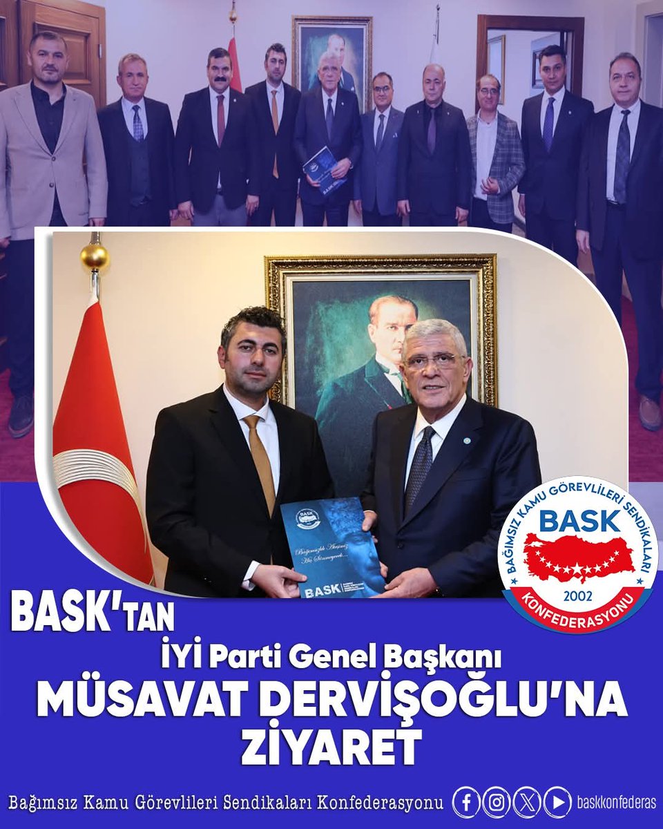 KAMU ÇALIŞANLARININ TEMEL SORUNLARI İLE TALEPLERİMİZİ İYİ PARTİ’YE İLETTİK

Genel Başkanımız Mehmet Alper ÖĞRETİCİ, Genel Sekreterimiz Ahmet DOĞRUYOL, Genel Başkan Yardımcılarımız Musa ÇINARTAŞ, Erdal BAYRAM, Erkut DEMİRCİ, Ercan TUNÇ, Reşat BOZAT eşliğinde İYİ Parti Genel