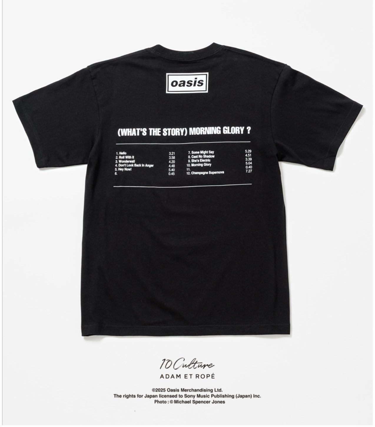 アダムエロペ × オアシス Tシャツ モーニンググローリー oasis 10Culture / ADAM ET ROPÉ POP UP - 2025.10.10FRI