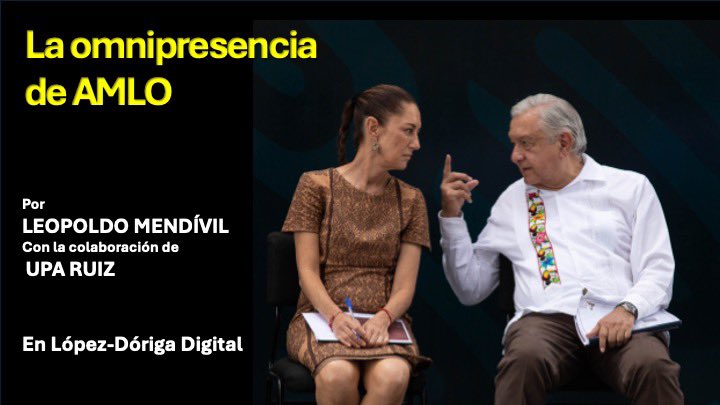 Hay una razón más para dejar de alabara <a href="/lopezobrador_/">Andrés Manuel</a> : el poder no se comparte. 

La columna de hoy👇🏻
lopezdoriga.com/opinion/cc2005…
<a href="/JesusRCuevas/">Jesús Ramírez Cuevas</a> <a href="/ChairosY/">Sir M</a> <a href="/SocCivilMx/">Sociedad Civil México</a> <a href="/micm54/">Isa ®  🇲🇽</a> <a href="/Quintana_Troll/">Ⓜ️iguel Quintana®🎬</a> <a href="/AleB1808/">AleB</a> <a href="/HelenVL6/">Helen VL</a> <a href="/jose_editor/">José García</a> <a href="/aleoglez/">AleO</a> <a href="/VaniTodoenElla/">💜Vani💚TodoenElla💜</a> <a href="/la_grenitas/">Greñalda</a> <a href="/GalaToxica/">Galatea</a>