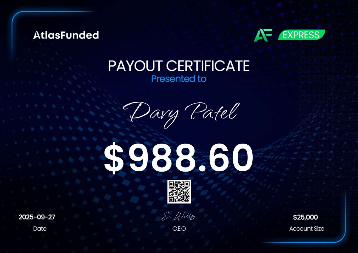 atlasfundedcom's tweet image. September Payout Recap 💙
We’re thrilled to celebrate the joy these moments bring to our Traders! 😊 Last month was eventful, and we’re excited to share some September payouts. Thank you for being part of our community!