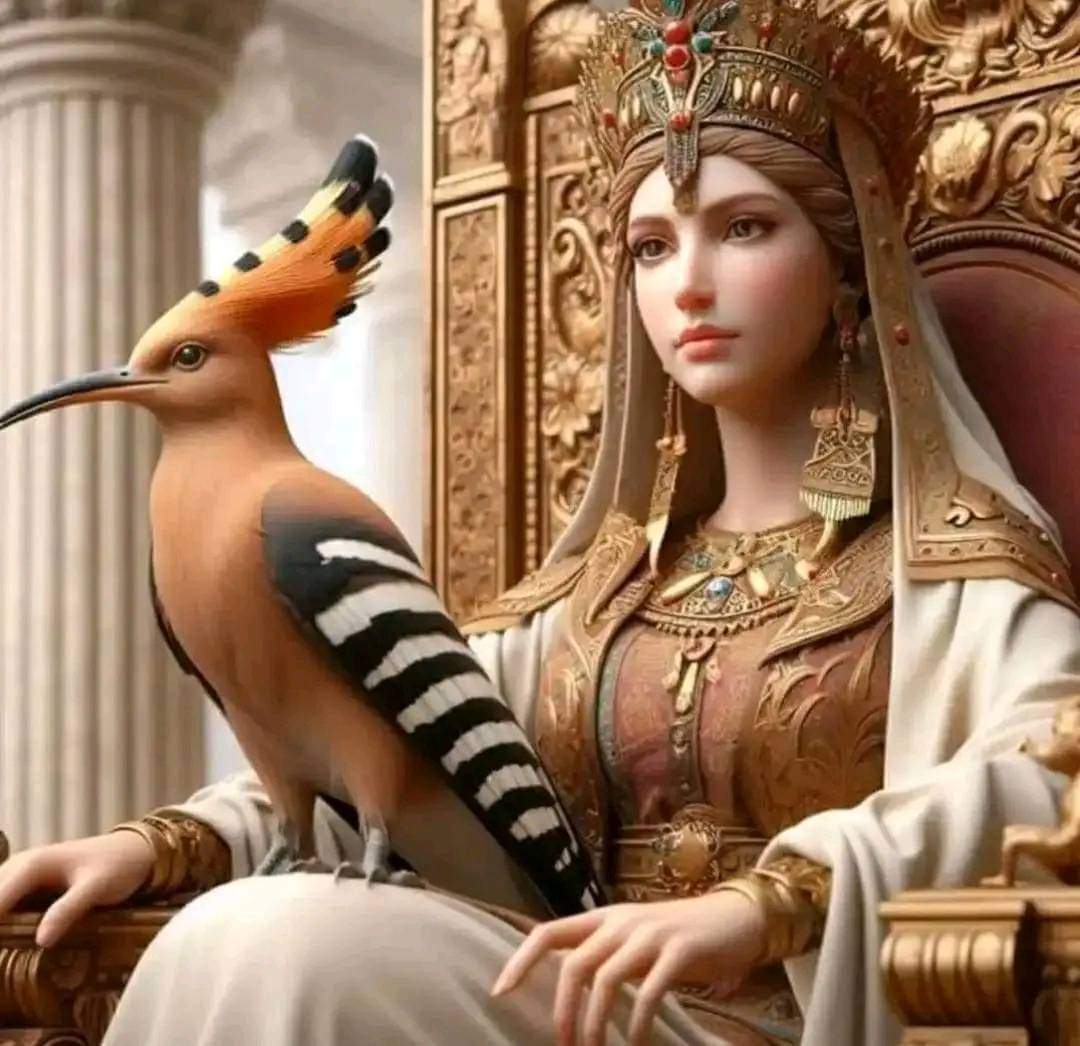 كأنها هي
ملكة يهبط النور على كتفيها
وعرشها يزدان بوقار أنوثتها
عينان كنهري سحر
وابتسامة تخبئ ألف قمر

كأنها هي
زهرة تعانق الذهب
وصوتها تراتيل عشق لا تُقال
كلما نظرت إليها
أقسمت أن الجمال انحنى لها طائعا ✨❤️