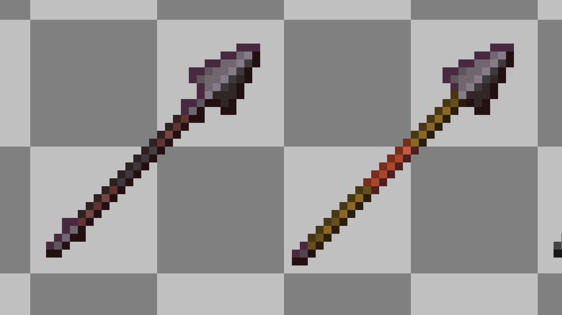 zozozrob1's tweet image. netherite spear 
#Minecraft
