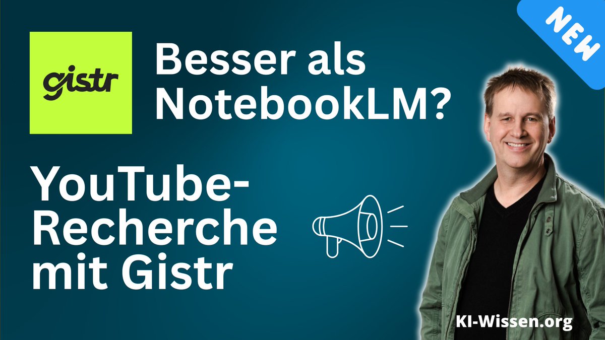 🚀 Gistr Tutorial: Bessere Alternative zu NotebookLM?
Ich zeige dir, wie du Inhalte aus YouTube &amp; Co. organisierst, durchsuchst &amp; in eigenen Docs nutzt.
👉 Am Ende entscheidest du selbst. youtu.be/vI0zmrMEQZU

#AI #Productivity #Gistr #NotebookLM