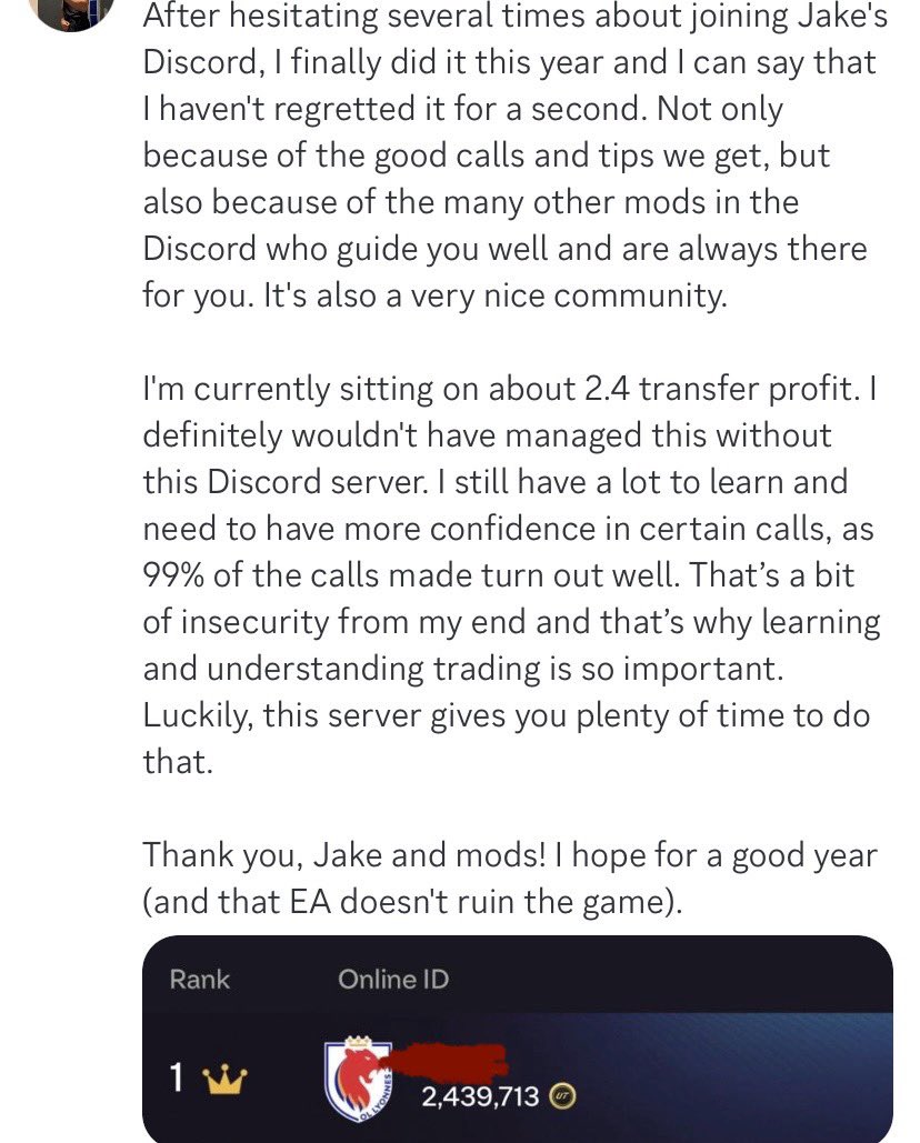 albertsFUT's tweet photo. @Jake_FutTrading Discord is on fire 🔥 

Come join! 👉🏻 https://t.co/vkJpXSqulr https://t.co/sDTgNQMycK