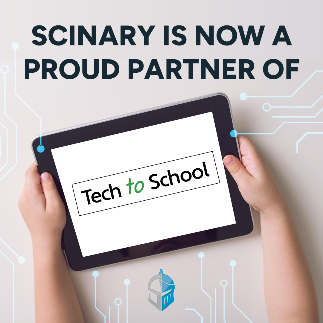 ScinaryCyber's tweet photo. The strongest tools don’t just have great technology—they have the security in place to keep their data safe. We’re proud to partner with Tech to School, who helps deliver both. Get devices in your students’ hands and threats out of your sight: https://t.co/cQue9ghp9e https://t.co/4uoi3XHzRC