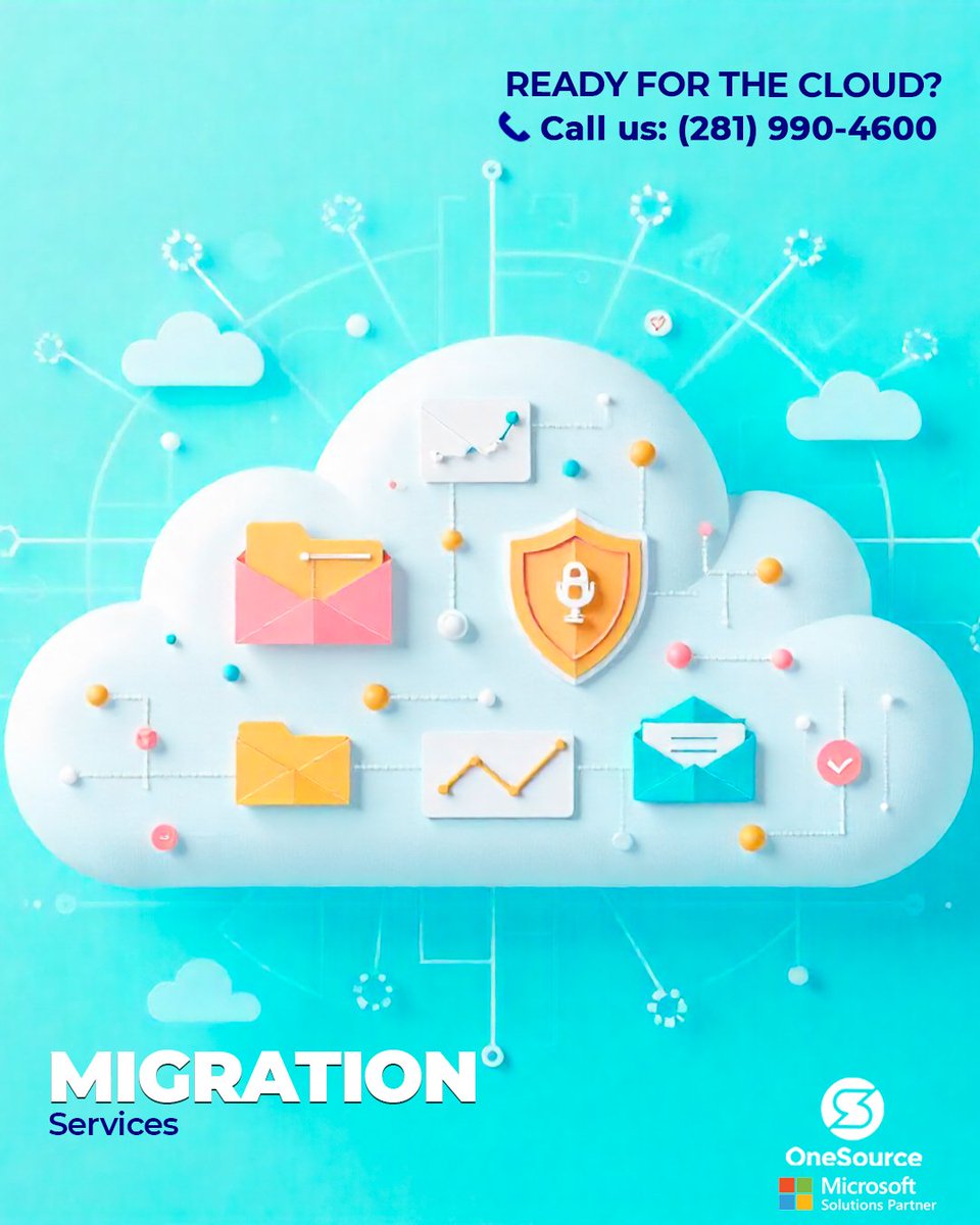 OneSourceCloud's tweet image. Say goodbye to bulky servers and hello to flexibility.

We specialize in cloud migration that’s fast, secure,
and cost-effective. Access your data anytime, anywhere—with peace of mind.

Ask us how to get started!

📞 (281) 990-4600
onesource.tech