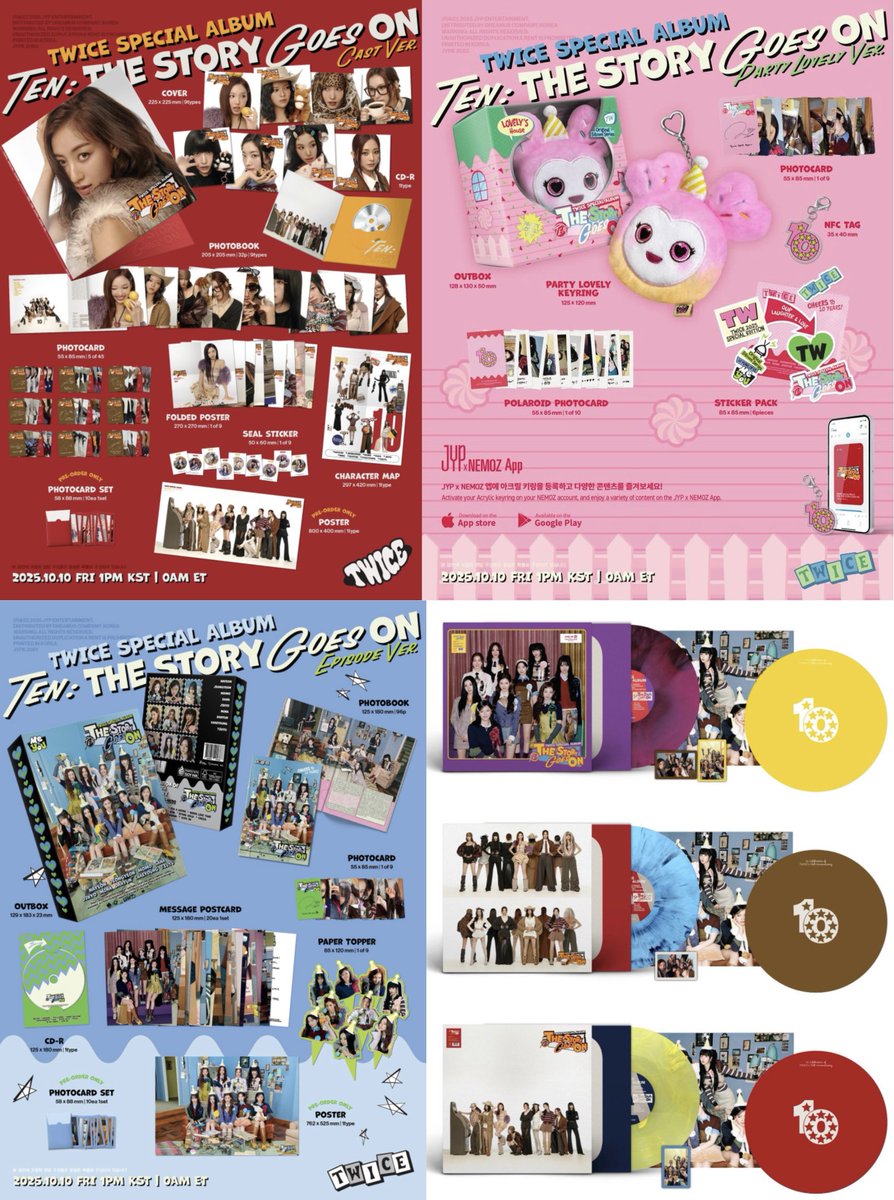 TWICE Special Album 'TEN: The Story Goes On'🍭 Qoo10 メガポ対象
