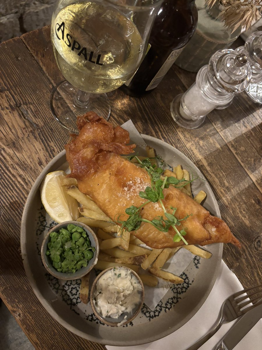 fish &amp; chips but make it fancy