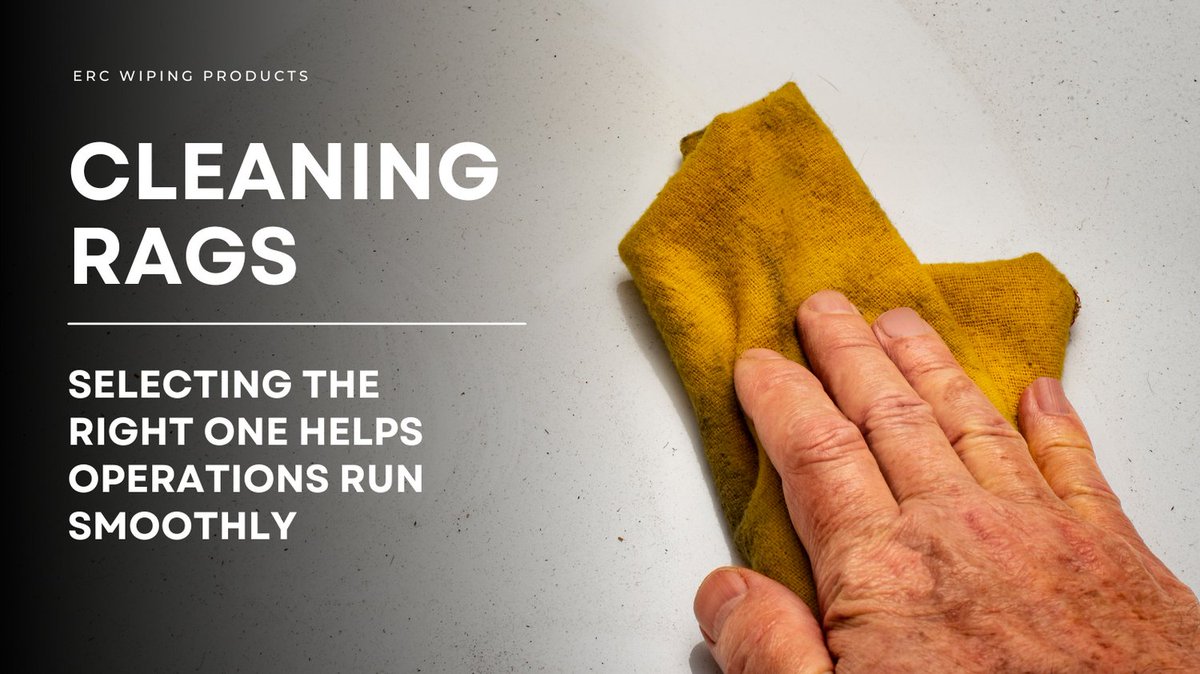 ercwipe's tweet image. Every industry has unique cleaning needs. 🧼 From colleges to factories, the right rags make a difference. Find out what to consider when choosing yours by reading our latest blog all about cleaning rags! bit.ly/4pRevGz #cleaning #oilandgrease #workshopessentials