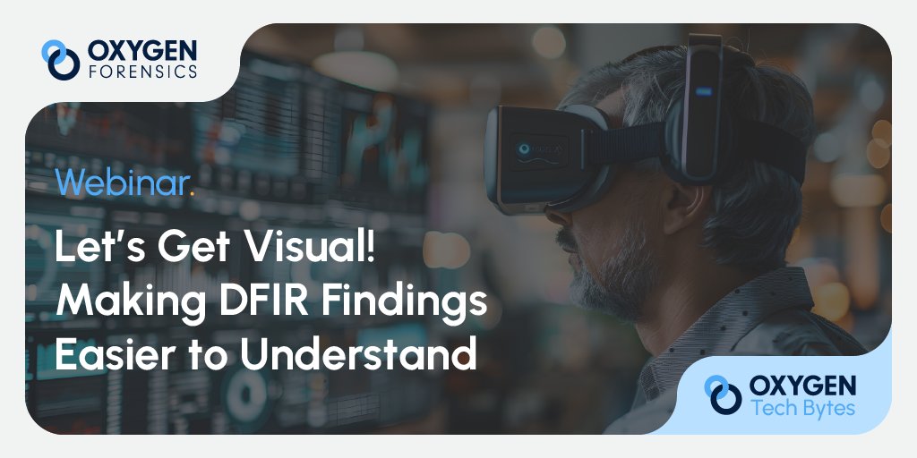 oxygenforensic's tweet image. Oxygen Tech Bytes On Demand - in the world of #digitalforensics and #DFIR, the way you present investigative results can save time, reduce confusion, and make a real impact.
Watch at your convenience for tips, examples, and tools: bit.ly/48HwYPy