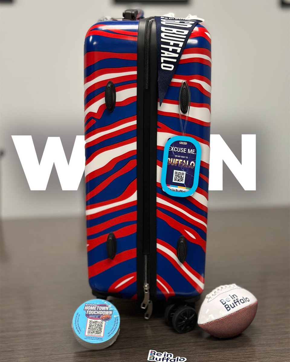 Enter for your chance to win a suitcase filled with Buffalo Swag!!! 

Follow us on Instagram to learn more

#Buffalobills #football #footballseason #billsbackerbars #billsmafia #joshallen #beinbuffalo #hometowntouchdown #contest #entertowin