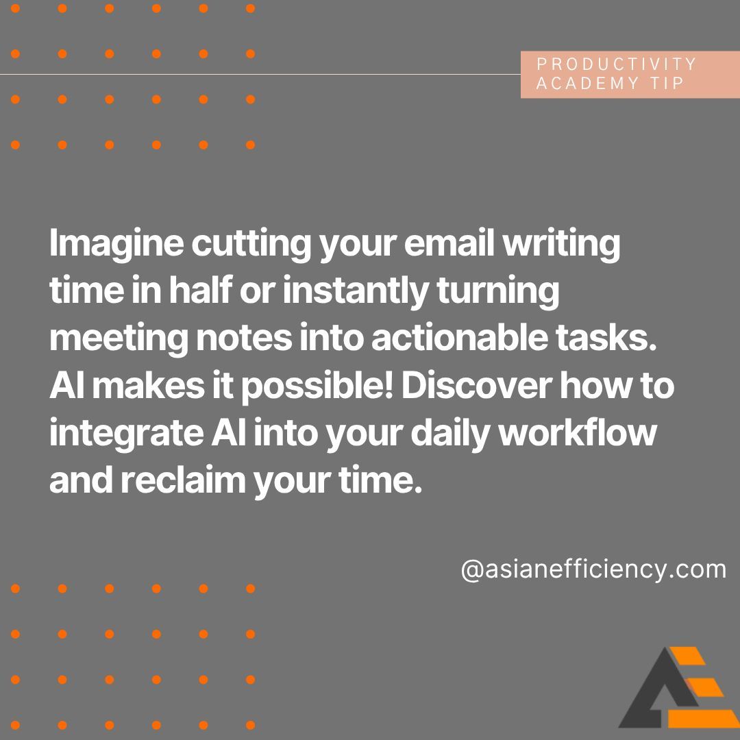 asianefficiency's tweet image. From digitizing handwritten notes to troubleshooting tech issues, AI is changing the game for busy professionals. Stop searching, start finding answers instantly. Your new productivity superpower awaits!
#AIforWork #SmartTools #FutureofWork #Innovation