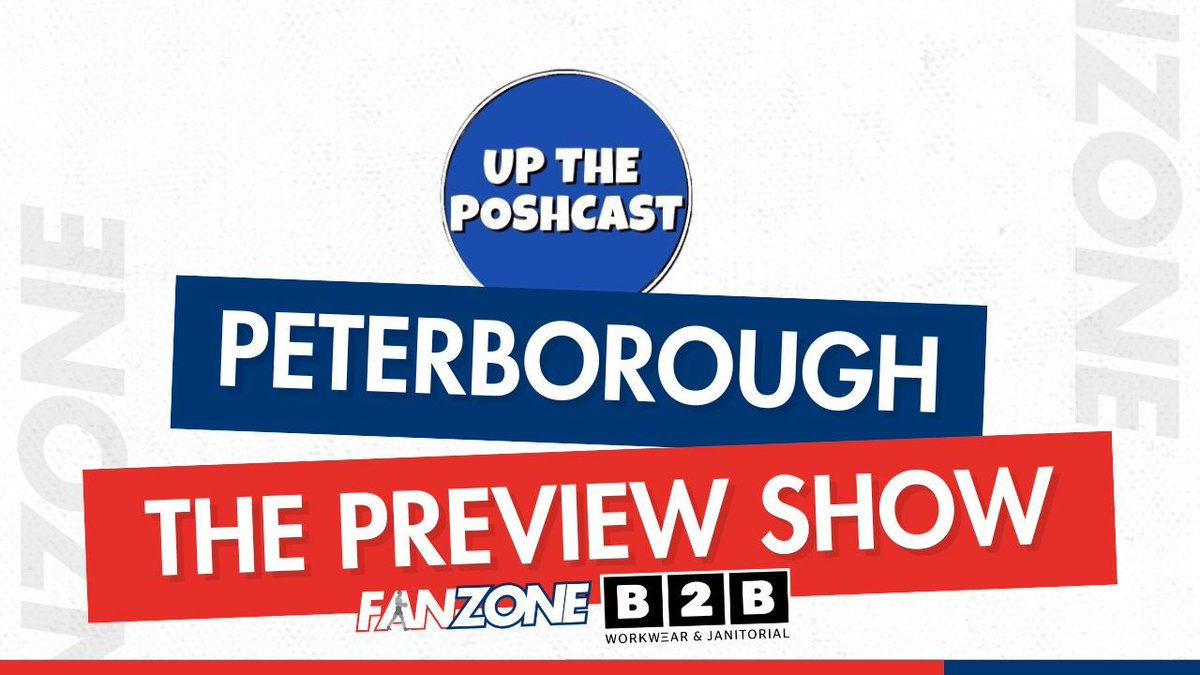 Looking to bounce back from defeat last week 😒 

Posh are in town on Saturday and <a href="/UpThePoshcast/">UpThePoshcast</a> are on tonight's show to preview the match ⚪ 🔵 

Come and join us at 8pm 🕗 

Sponsored by <a href="/b2b_workwear/">B2B_Workwear&Janitorial</a>

#BWFC #PUFC