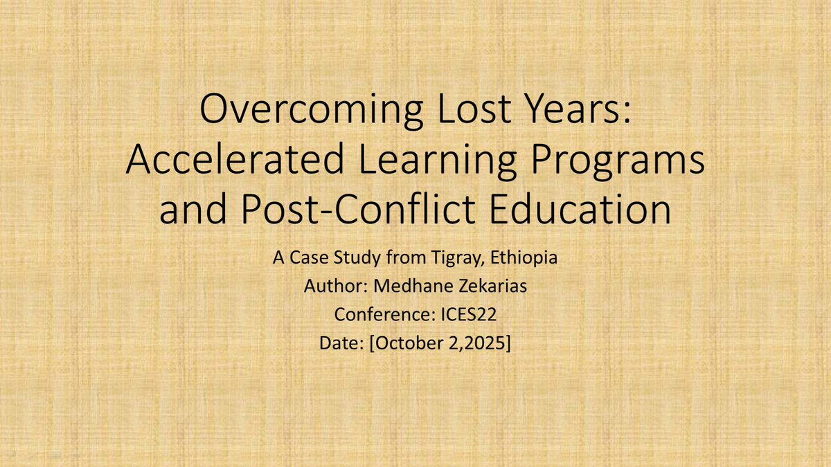 YoungLivesETH's tweet image. &quot;Endabashelama Primary in Tigray: 3 years of learning in 1, powered by joyful, activity-based methods and school feeding. Success demands govt leadership for scale-up.&quot; A case from YL #Ethiopia Qual6  #AcceleratedLearning #EducationForAll #ICES2025
@FCDOGovUK @yloxford @Irish_Aid