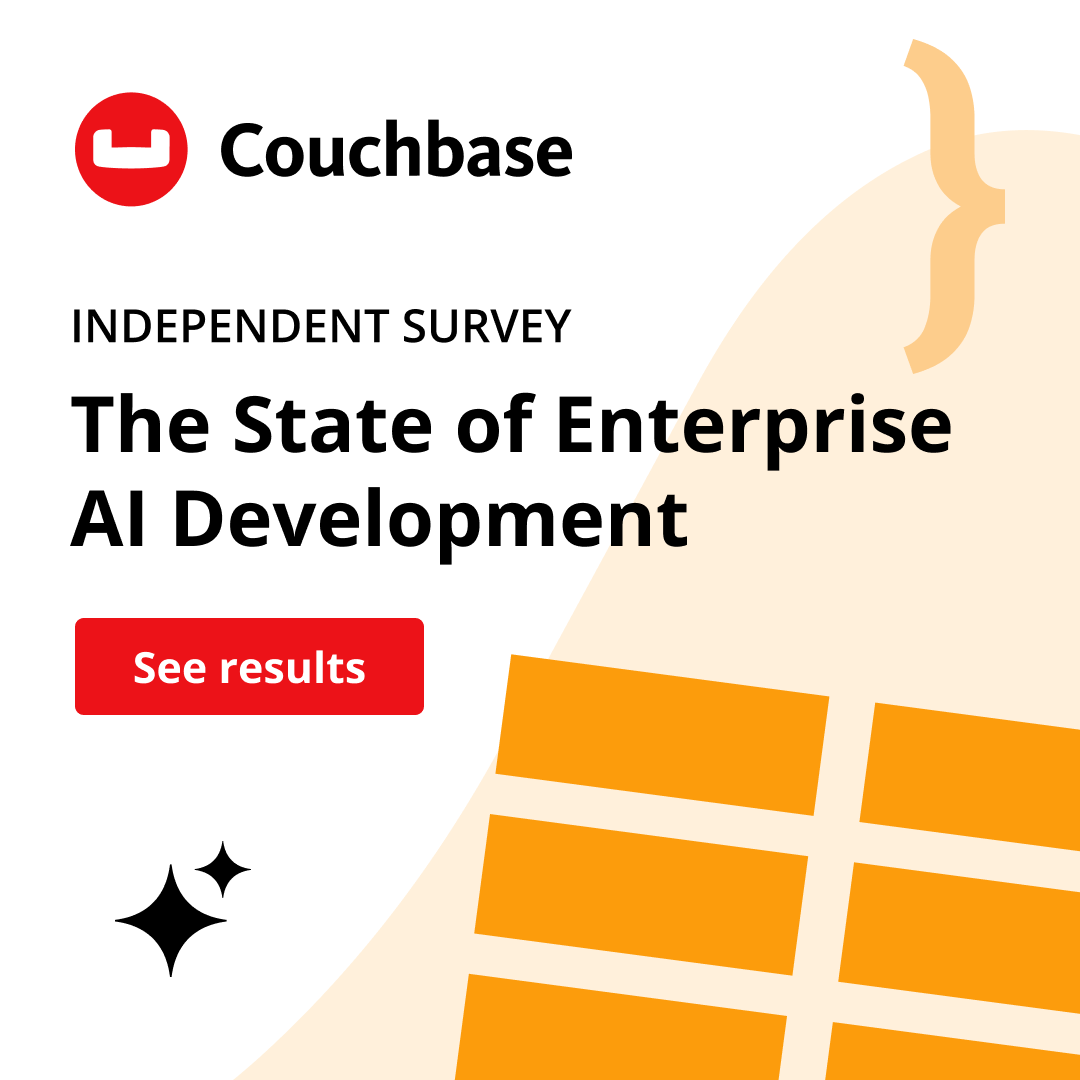 couchbase's tweet image. AI promises have met AI reality. After surveying 600+ AI professionals, UserEvidence explains why a unified data platform is critical to smart, scalable AI innovation: bit.ly/3IKy6rc