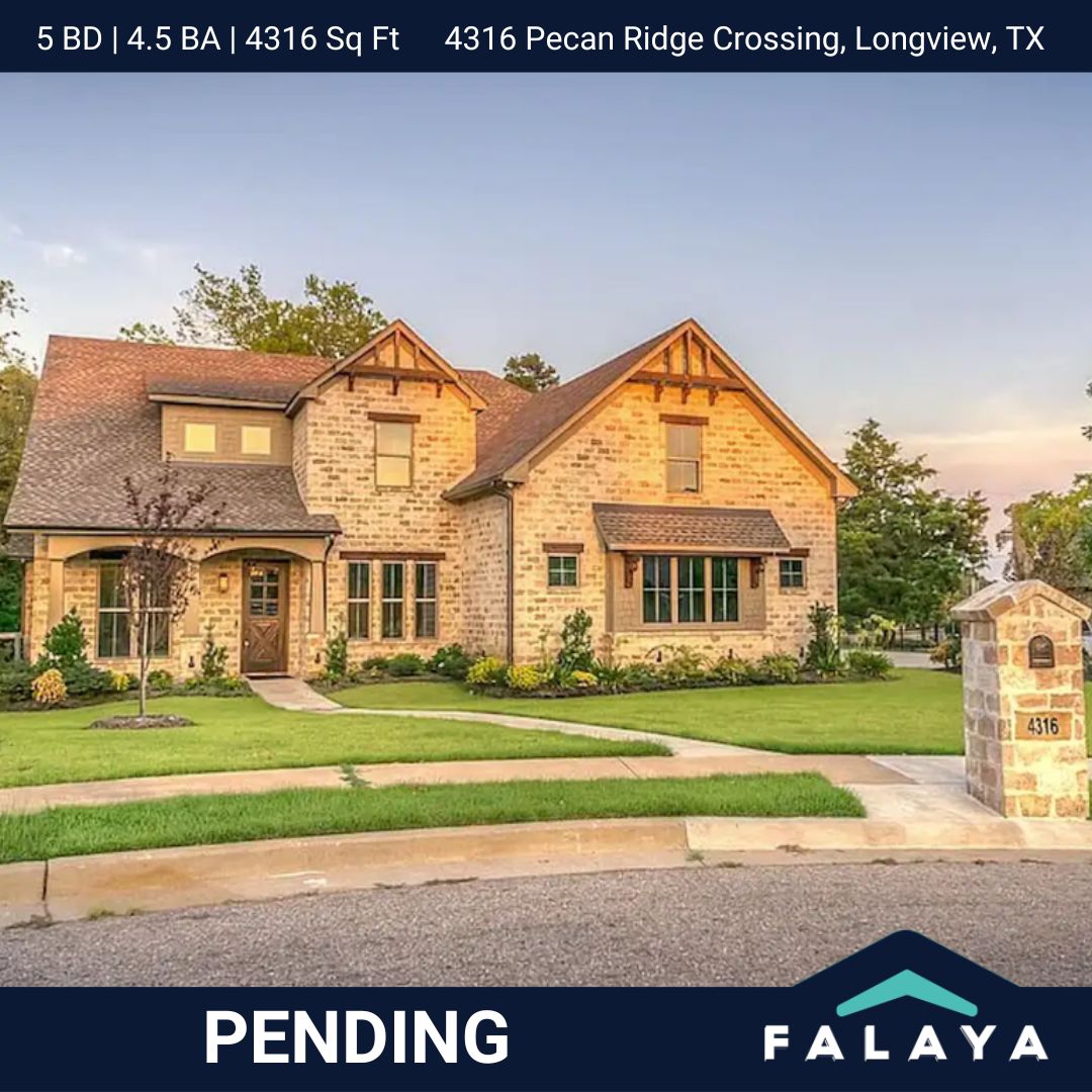 🔑 PENDING! ✨

📍 4316 Pecan Ridge Crossing – $935,000
Luxurious 5-Bedroom, 4.5-Bath Home in the highly desirable Pecan Crest gated community.

#Pending #TexasRealEstate #LuxuryLiving #PecanCrest #DreamHome