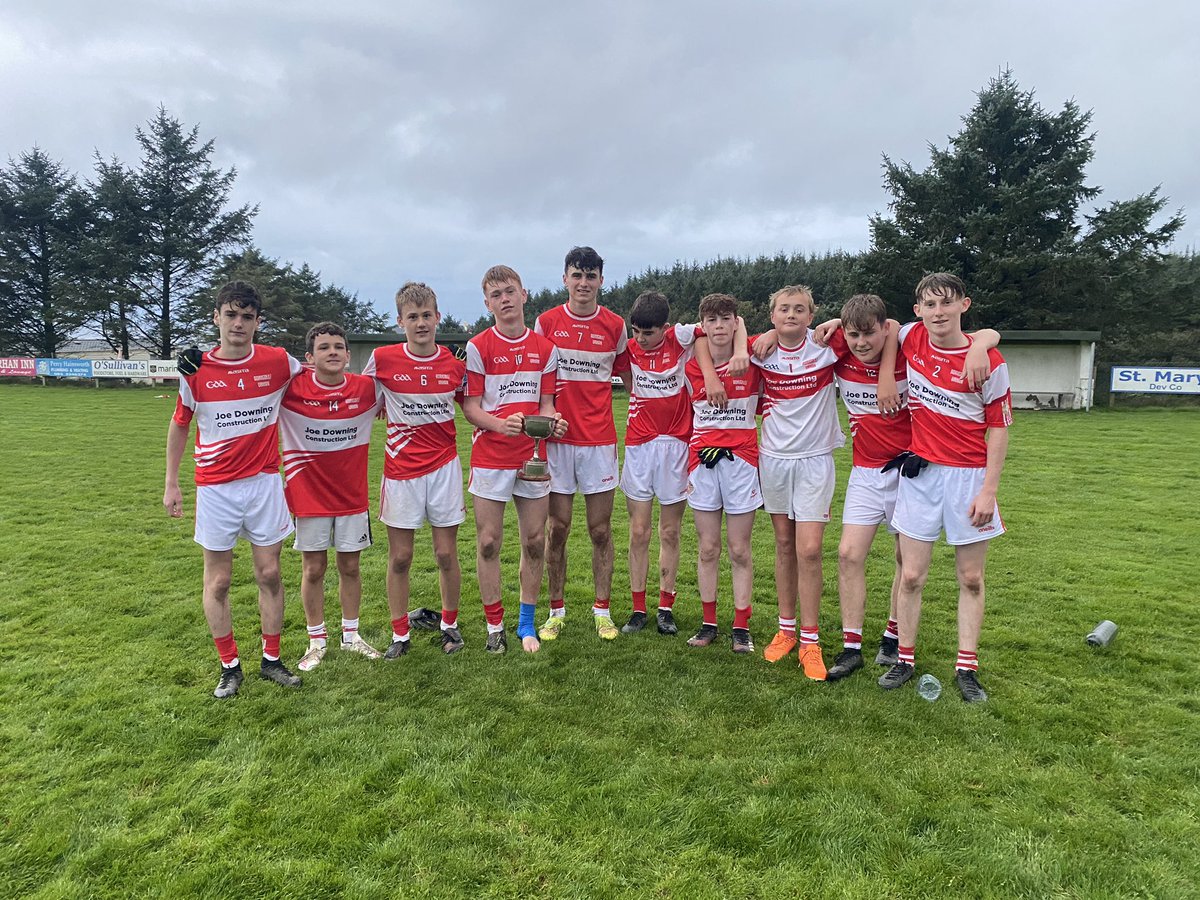 🏆 BEARA U16 CHAMPIONS! 🏆

A massive congratulations to the Adrigole/Urhan U16 team who were crowned Beara Champions last night! 💪🔴⚪️

And a special word of thanks to Causkey’s Bar for looking after the team with sandwiches after the game – much appreciated! 🙌🥪