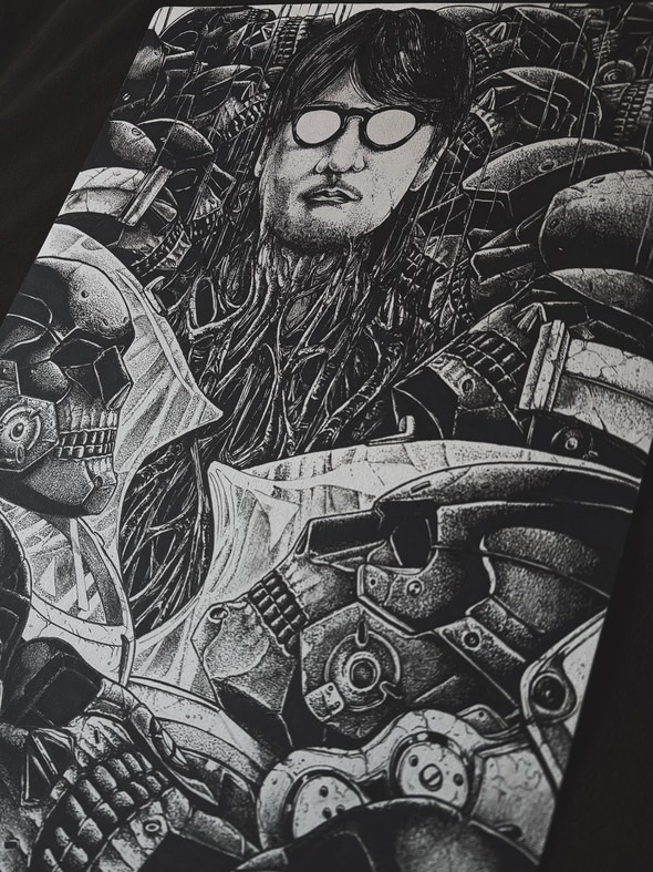 KaoticSnake's tweet photo. Très très ému d'enfin pouvoir vous présenter le travail fantastique réalisé par @sinpiggyhead sur cette couverture..

Un artiste et humain incroyable que j'ai eu l'immense plaisir de pouvoir choisir pour représenter au mieux mes idées.

Son style, sa composition, l'aura que dégage cette couverture est exactement ce dont je rêvais et je suis extrêmement fier que celle-ci soit enfin dévoilée.

Merci Nicolas pour ce chef-d'œuvre, merci @Pixnlove pour la confiance, merci à vous pour l'accueil réservé à cette couverture.

A très vite pour plus de détails sur la sortie du livre.

@HIDEO_KOJIMA_EN @Kojima_Hideo