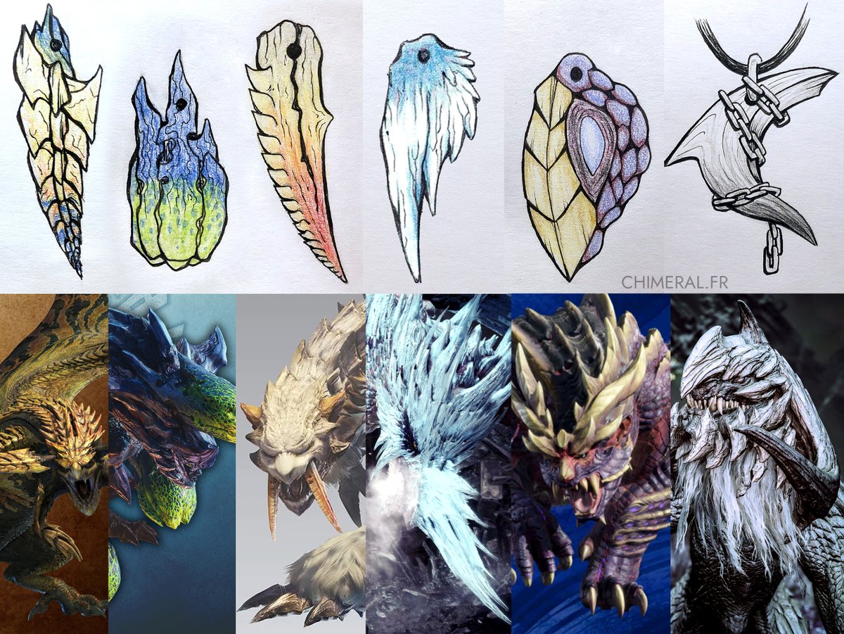 Time to vote for your favorites #monsterhunter pendants!! 
I will make the three most popular next week 🐲
Rey Dau / Brachydios / Barioth / Velkhana / Magnamalo / Arkveld