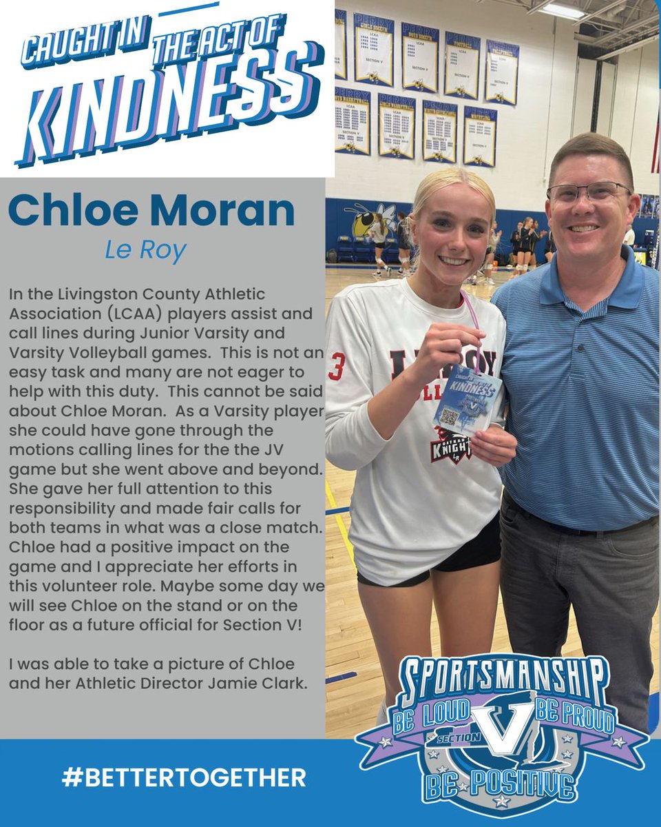 Section V Athletics tweet media