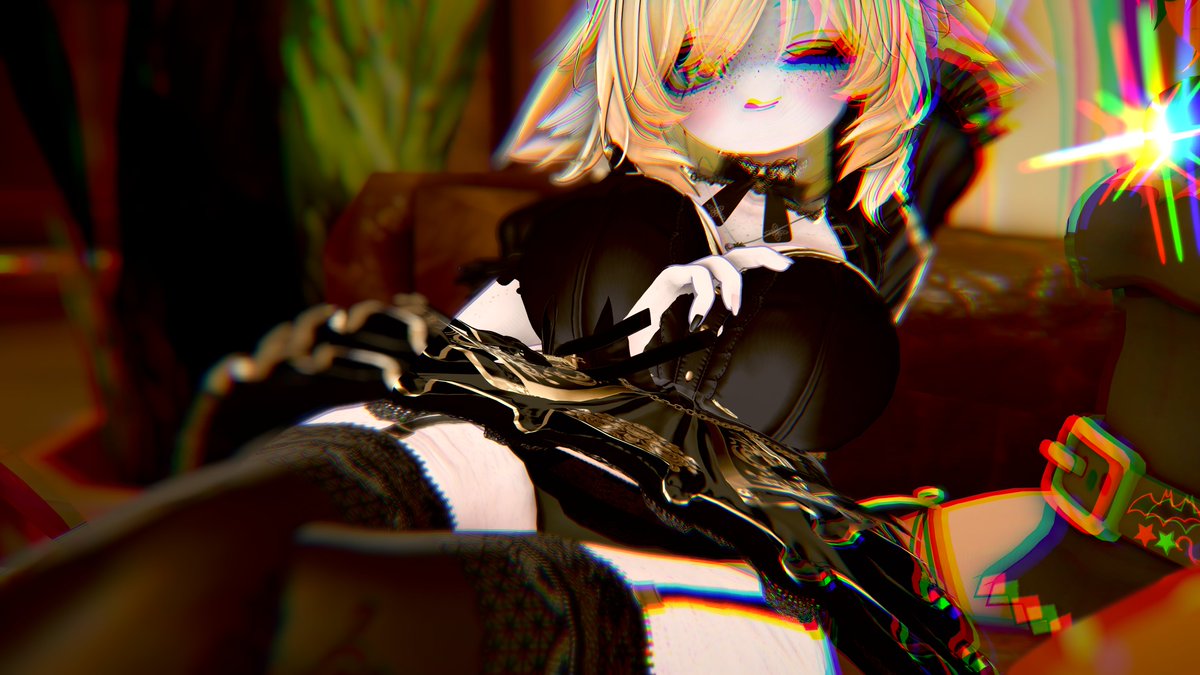 OnlyFomx's tweet image. idk what happened to the pic here, but i thought i looked cute anyways :3